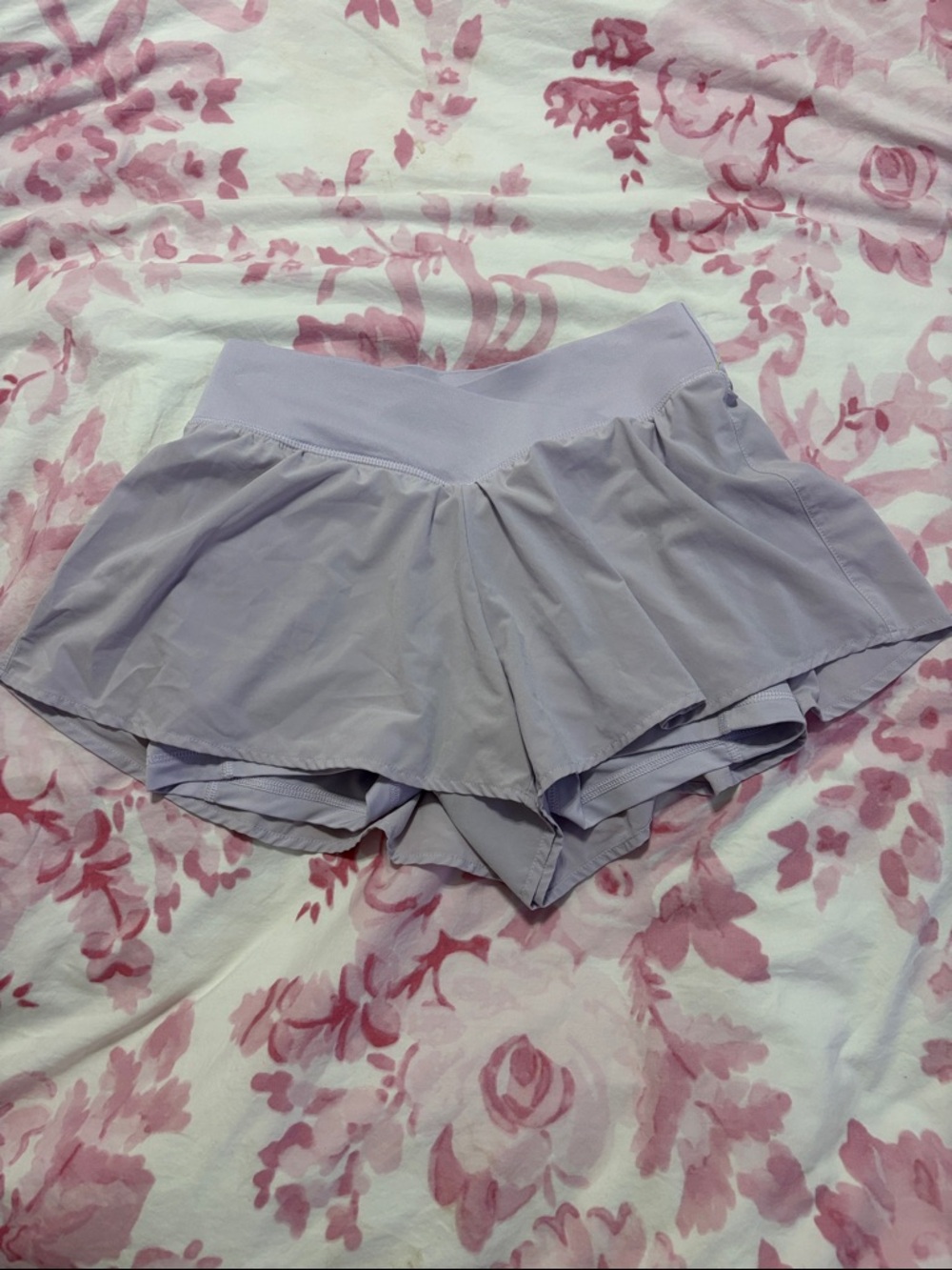 Lilac Kids Athletic Shorts